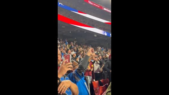 Fans boo President Trump during appearance at Northwest Stadium, Landover, USA