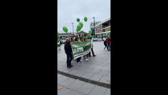 Pharmacists join strike and protests in Rennes, France