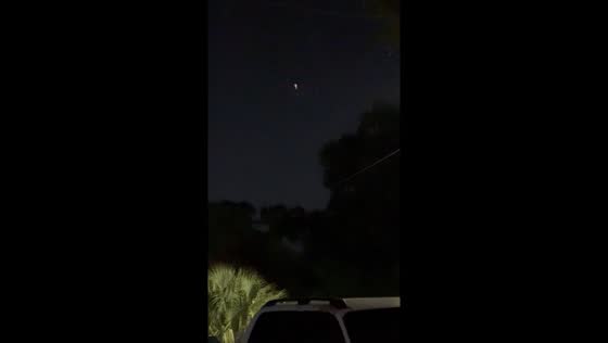 SpaceX launch spotted over Volusia County, Florida