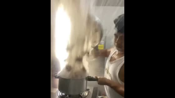 Cooking mishap as pressure cooker bursts open in Nagcarlan, Laguna, Philippines