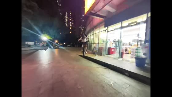 Biking trick gone wrong ends in laughter in Sichuan, China