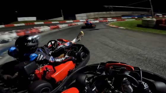 Unexpected go-kart collision in São Paulo, Brazil