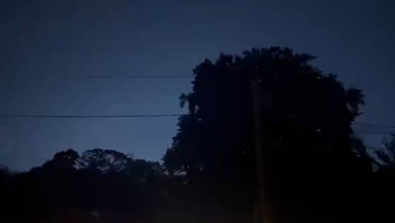 Endless lightning storm over Bayville