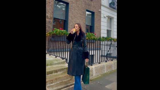 Drink spills on clothes while filming in Dublin City Centre