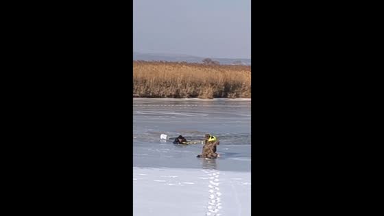ATV falls through ice during fishing incident in Primorsky, Russia