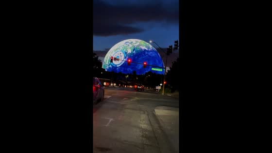Transformative entertainment: Sphere's spectacular evolution from red planet to blue earth