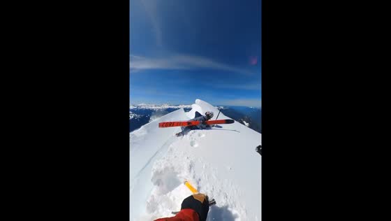 Mountaineer's harrowing slide saved by quick thinking companion