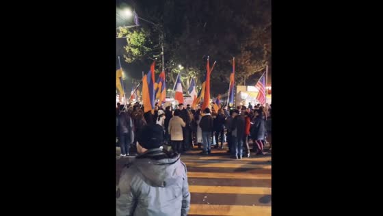 Anti-CSTO rally takes place in Freedom Square in Yerevan, Armenia