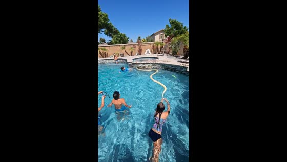 15-foot python crashes kids' pool party in Chino, California