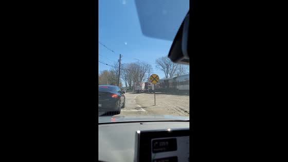 Train slams into boxed-in truck at crossing in Canton, Massachusetts, USA