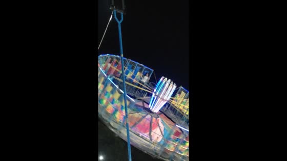 Lone rider takes on twister at Rio Carnival in Davao City, Philippines