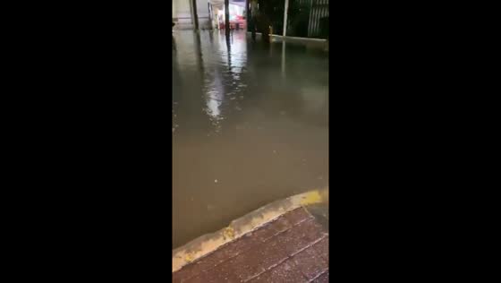 Street flooding after purple alert in Gustavo A. Madero, Mexico