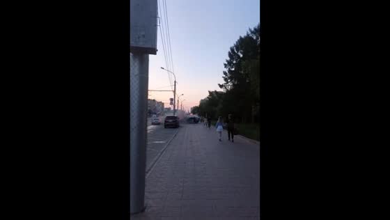 Reckless BMW driver causes multi-car crash in Novosibirsk
