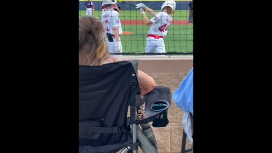 Teammate accidentally struck by bat during practice in Shreveport, Louisiana