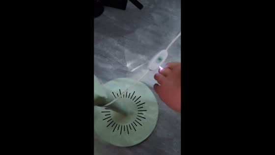 Unexpected electric fan spark in Guangdong, China