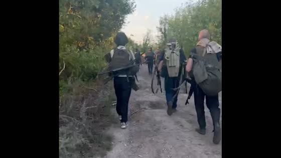 22 conscripts and a cat were rescued by Russian soldiers in Kursk region