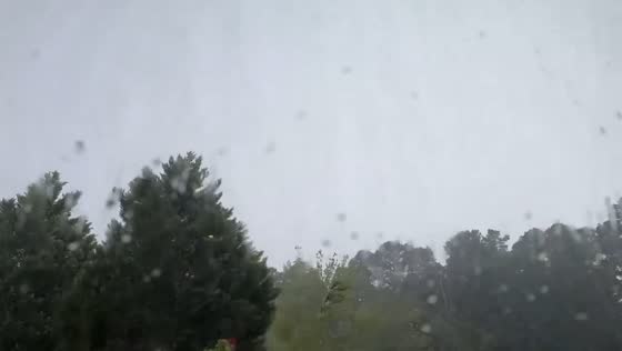 Timelapse shows storm rolling in over Little Rock, Arkansas, USA