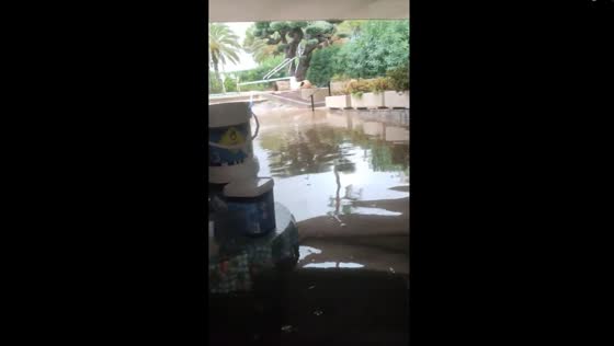 Floods strikes Serramar, Alcanar, Spain: waist-high waters inundate homes