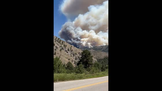 Fire on Alexander Mountain: moving toward Cedar Cove