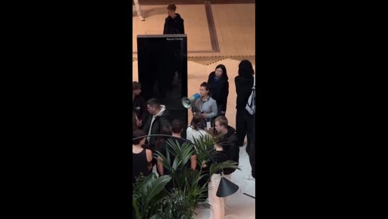 Crowds and chaos erupt during AP x Swatch release in Warsaw, Poland