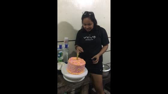 Birthday celebration fails as sparkling candle doesn't light up in Teresa, Rizal, Philippines