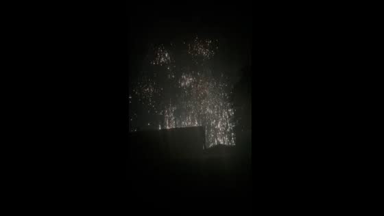 Night sky over Zaporizhzhia: explosions illuminate the darkness amidst ongoing conflict