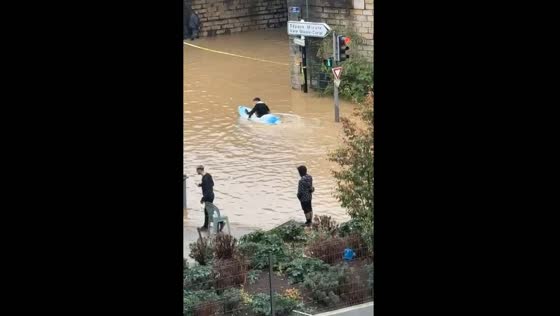 Flooding in Givors, France