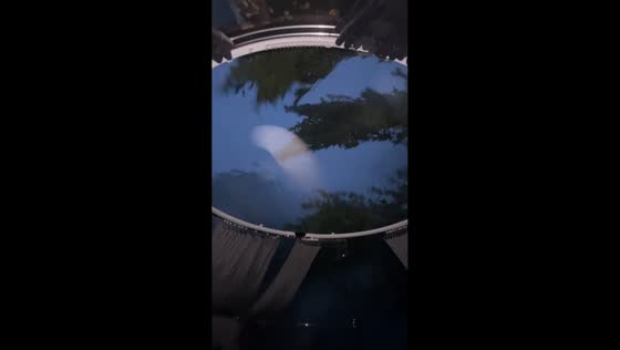 Powerful storm nearly sweeps away bubble camper in Landes, France