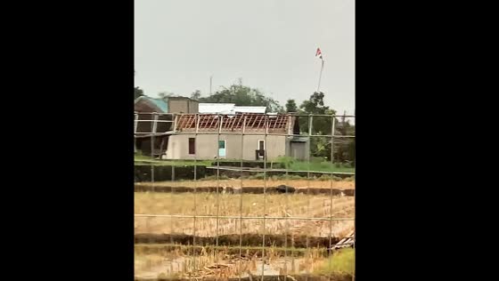 House loses roof after heavy rain and wind in Central Java