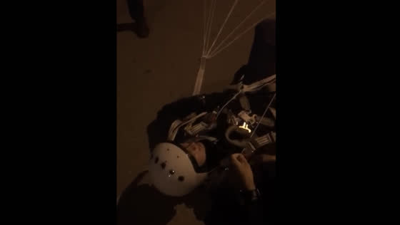 Video with the ejected pilot of the crashed Su-34 in Yeysk