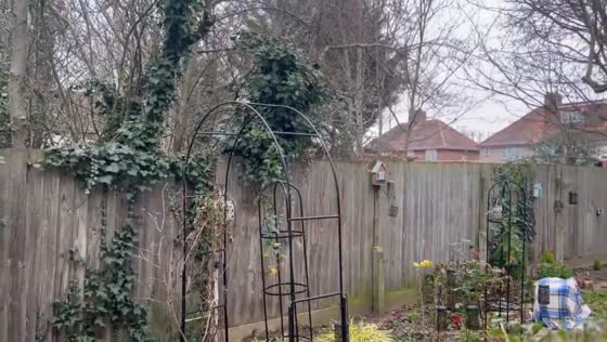 Gentle snowfall blankets Dagenham as Storm Goretti hits, London, UK