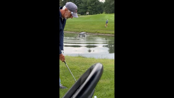 Golf cart mishap at Krueger Haskell Golf Course in Wisconsin, USA