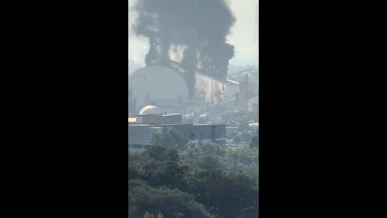 Structure fire and explosion at Savannah wood chip facility