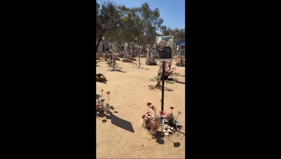 Remembering the Nova festival massacre in Negev Desert, Israel