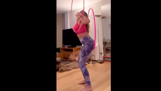Double hoop spin: hand, bust, and bottom mastery