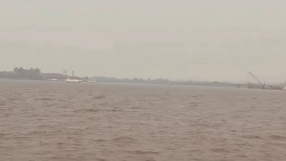 Wildfire smoke reduces visibility across the skyline in Manhattan, USA