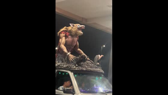 Halloween car decorations in Dallas