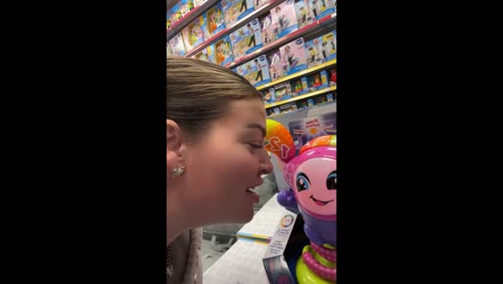 Toy mimics sound, creating a funny moment in Croydon store