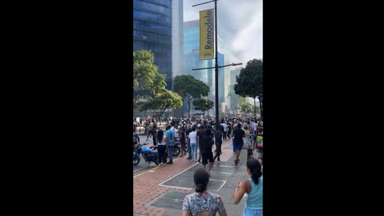 Protesters clash with authorities in Caracas over Maduro's reelection