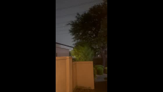 Sudden rainstorm drenches Las Vegas after months without rainfall in Nevada, USA