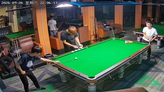 Billiards player hilariously pockets the cue ball on his opponent's side in Hebei, China