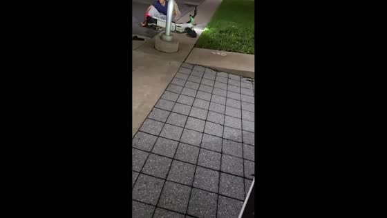 Scooter rider loses control and crashes into pole in Jacksonville, USA