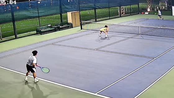 Woman accidentally hit by tennis serve in Guangdong, China