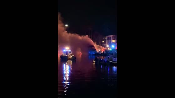 Yacht owned by Norwegian millionaire burns down in Marina del Rey, California