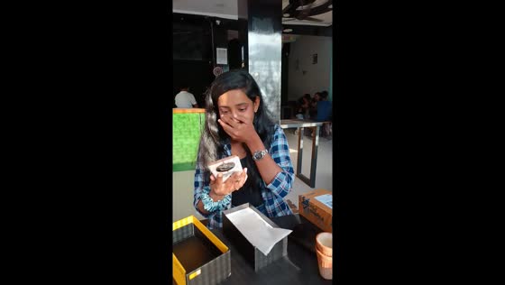 Heartwarming moment: best friend's surprise gift unboxing