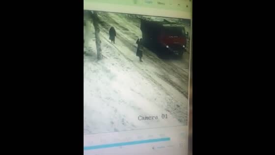 Two elderly women caught in snow avalanche in Kuzbass, Russia - miraculously uninjured