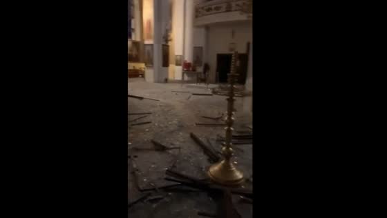 Devastating shelling destroys church in Zaporizhzhia amid Ukraine-Russia conflict