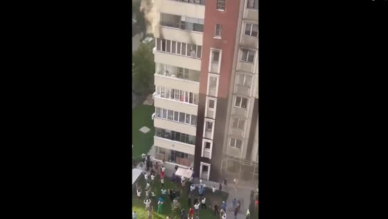 Trapped in flames: dramatic rescue of residents from Almaty apartment fire