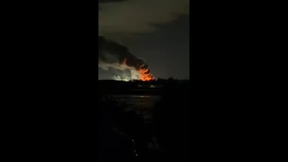 Huge warehouse fire in Little Island, Cork, Ireland