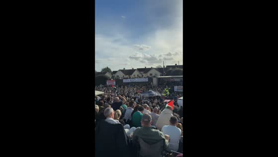 Thousands attend nationalist solidarity rally on Garvaghy Road in Portadown, Northern Ireland